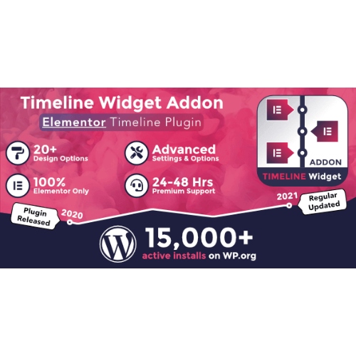 Cool Timeline Pro Timeline Widget Pro Addon For Elementor at $3.49 only ...