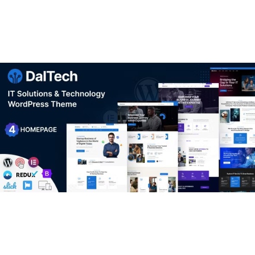 Daltech - IT Solutions & Technology WordPress Theme at $3.49 only - WPSHOP