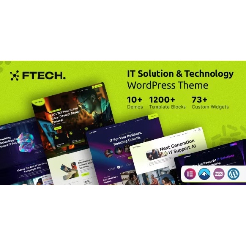 Ftech - IT Solution & Technology WordPress at $3.49 only - WPSHOP