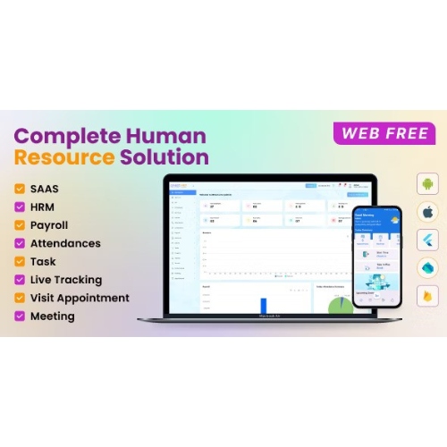 HRM - Ultimate HR System App with Admin Panel at $3.49 only - WPSHOP