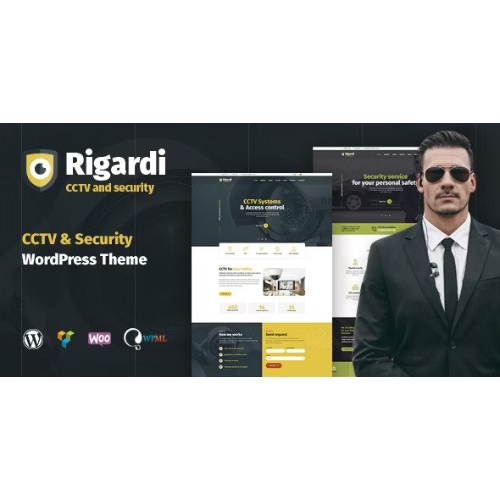Rigardi - CCTV Security Company & Body Guard WordPress Theme at $3.49 ...
