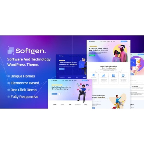Softgen - Software & Technology WordPress Theme at $3.49 only - WPSHOP