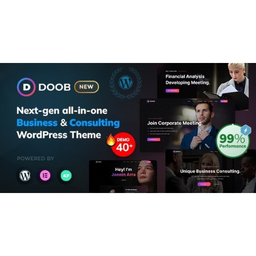 Doob - Business & Consulting WordPress Theme at $3.49 only - WPSHOP