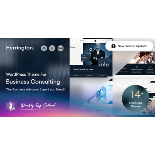 Herrington - Business Consulting WordPress Theme at $3.49 only - WPSHOP