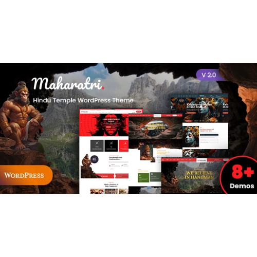 Maharatri - Hindu Temple WordPress Theme at $3.49 only - WPSHOP