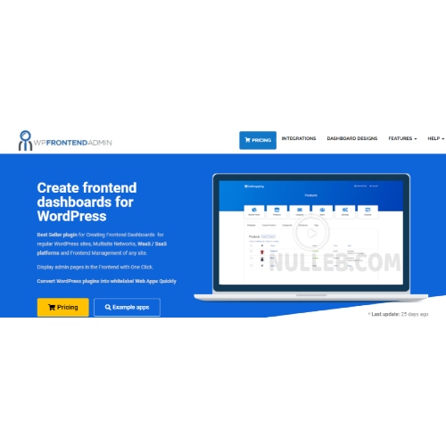 WP Frontend Admin Premium at $3.49 only - WPSHOP