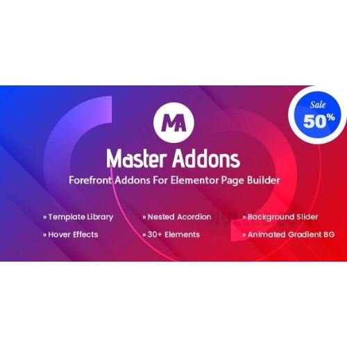 Master Addons for Elementor Pro at $3.49 only - WPSHOP