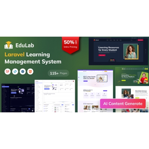 Edulab LMS - Laravel Learning Management System with Tailwind CSS at $3 ...