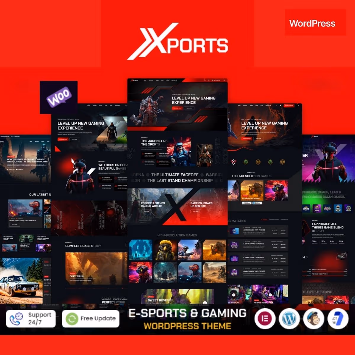 Xports – eSports and Gaming WordPress Theme