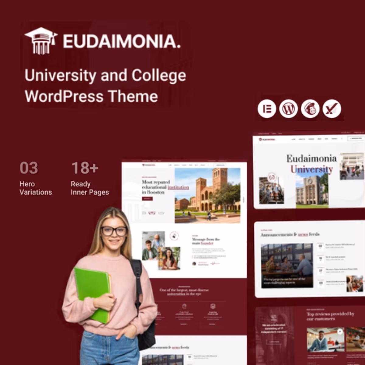 Eudaimonia - University and College WordPress Theme
