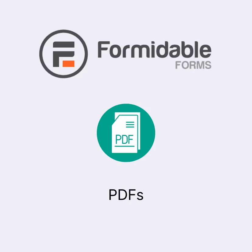 Formidable Forms - PDFs