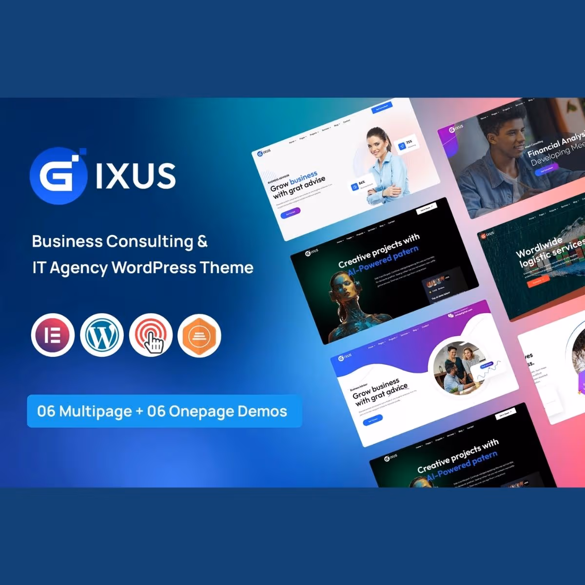 Gixus | Multipurpose WordPress Theme