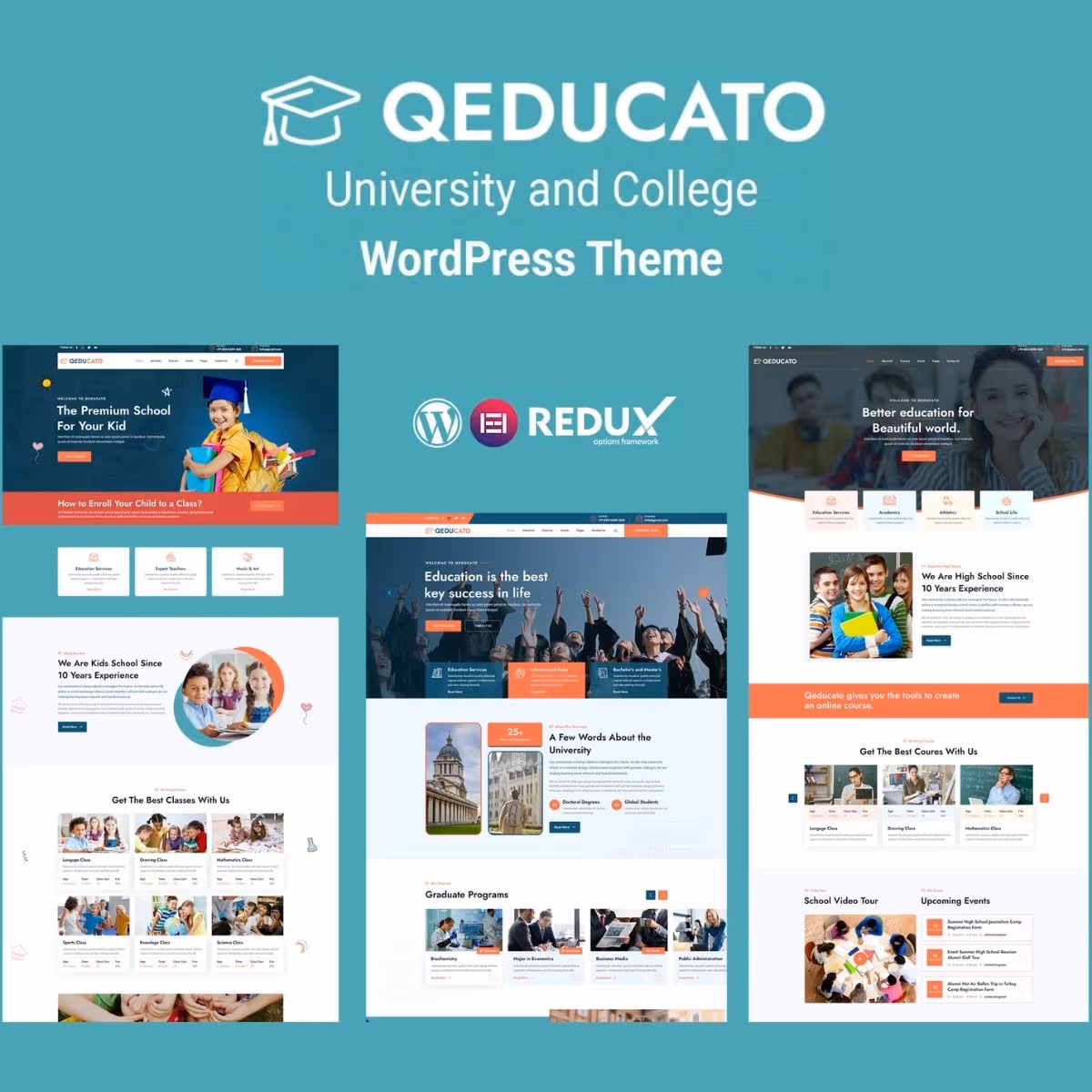 Qeducato - University and College WordPress Theme