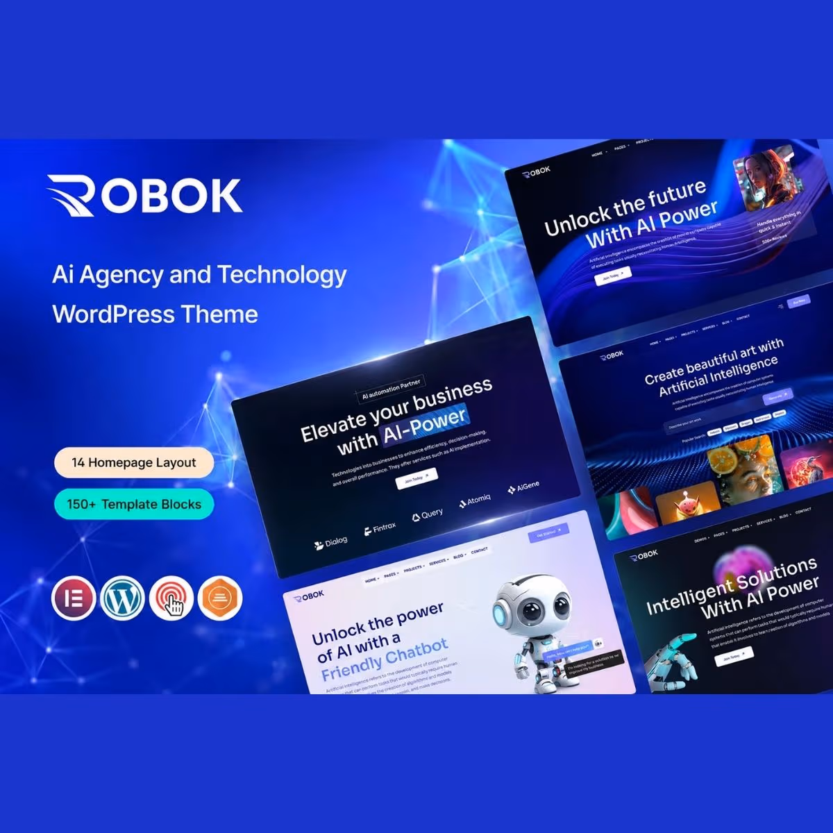 Robok - AI Agency WordPress Theme
