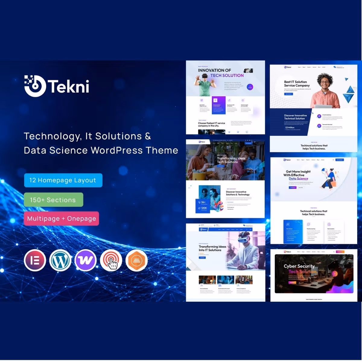 Tekni - IT Solutions & Technology WordPress Theme