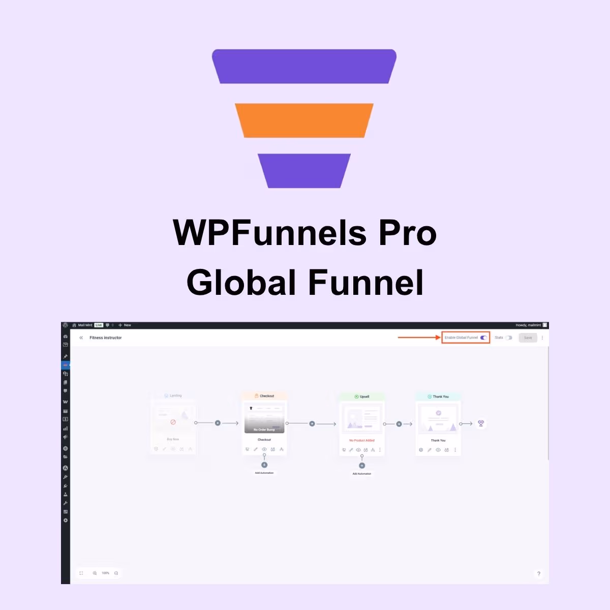 WPFunnels Pro Global Funnel