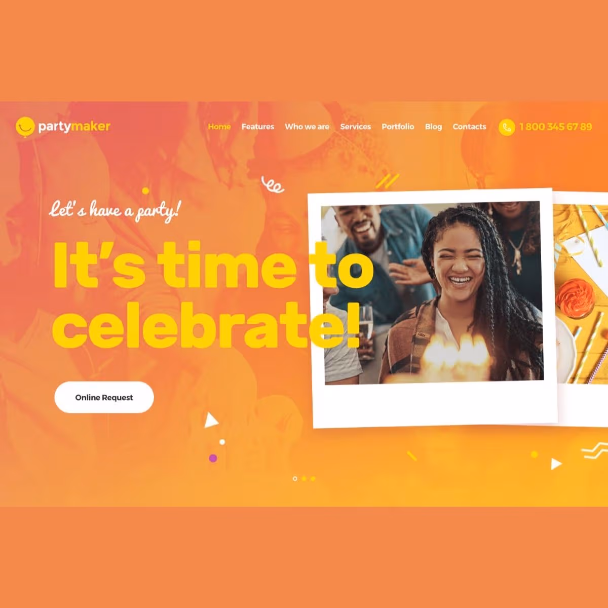 PartyMaker | Event Planner & Wedding Agency WordPress Theme