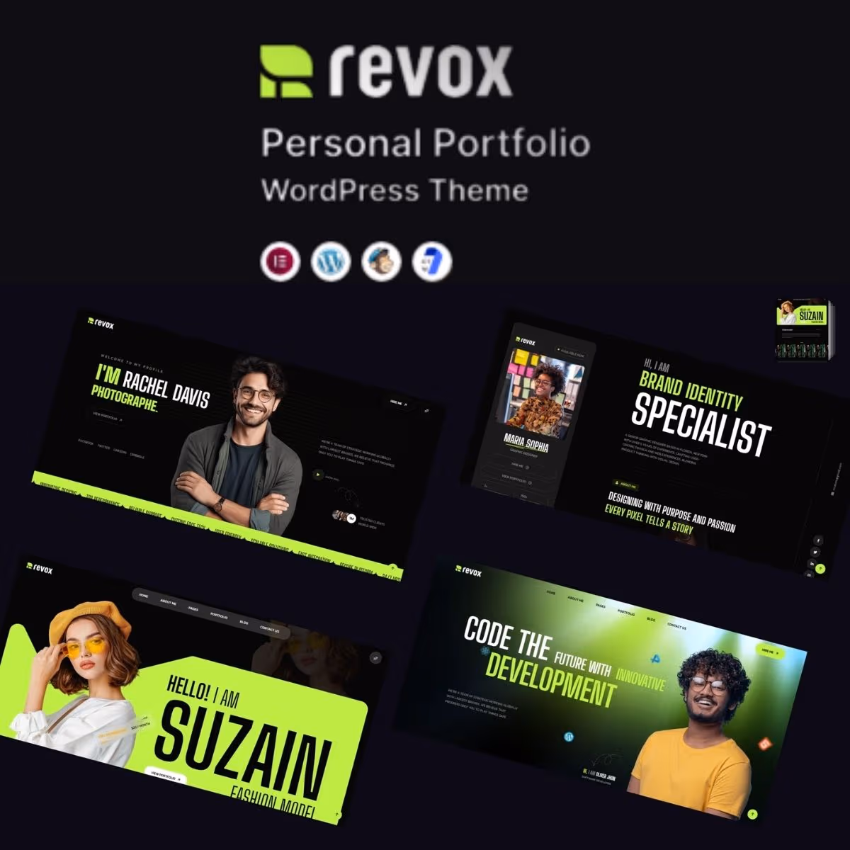 Revox - Personal Portfolio WordPress Theme