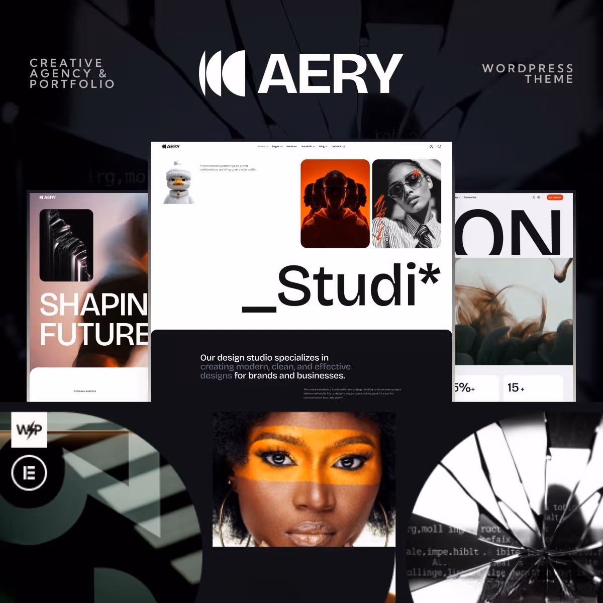 Aery - Creative Agency & Portfolio WordPress Theme