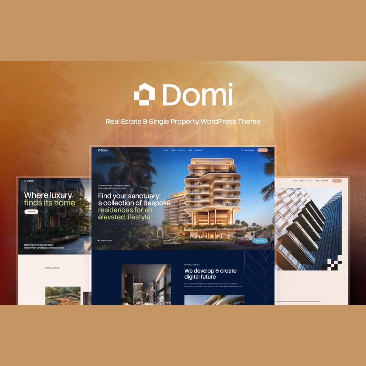Domi - Real Estate & Single Property WordPress Theme