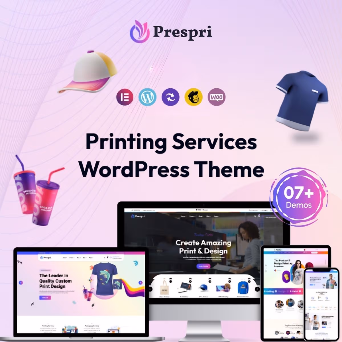 Prespri - Printing Services WordPress Theme