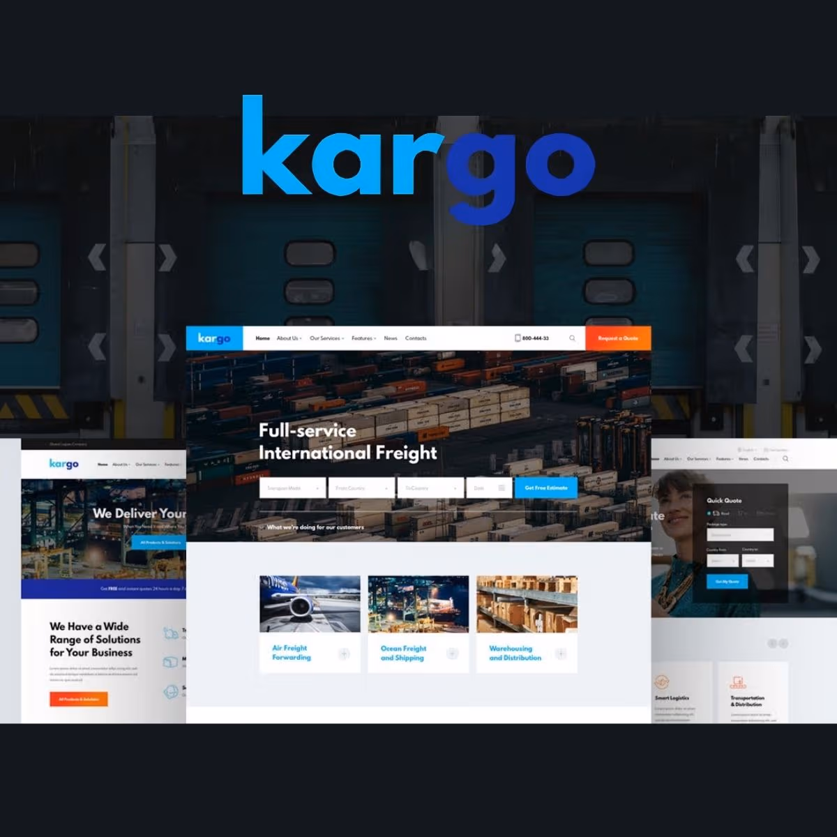 Kargo | Logistics & Transportation WordPress Theme