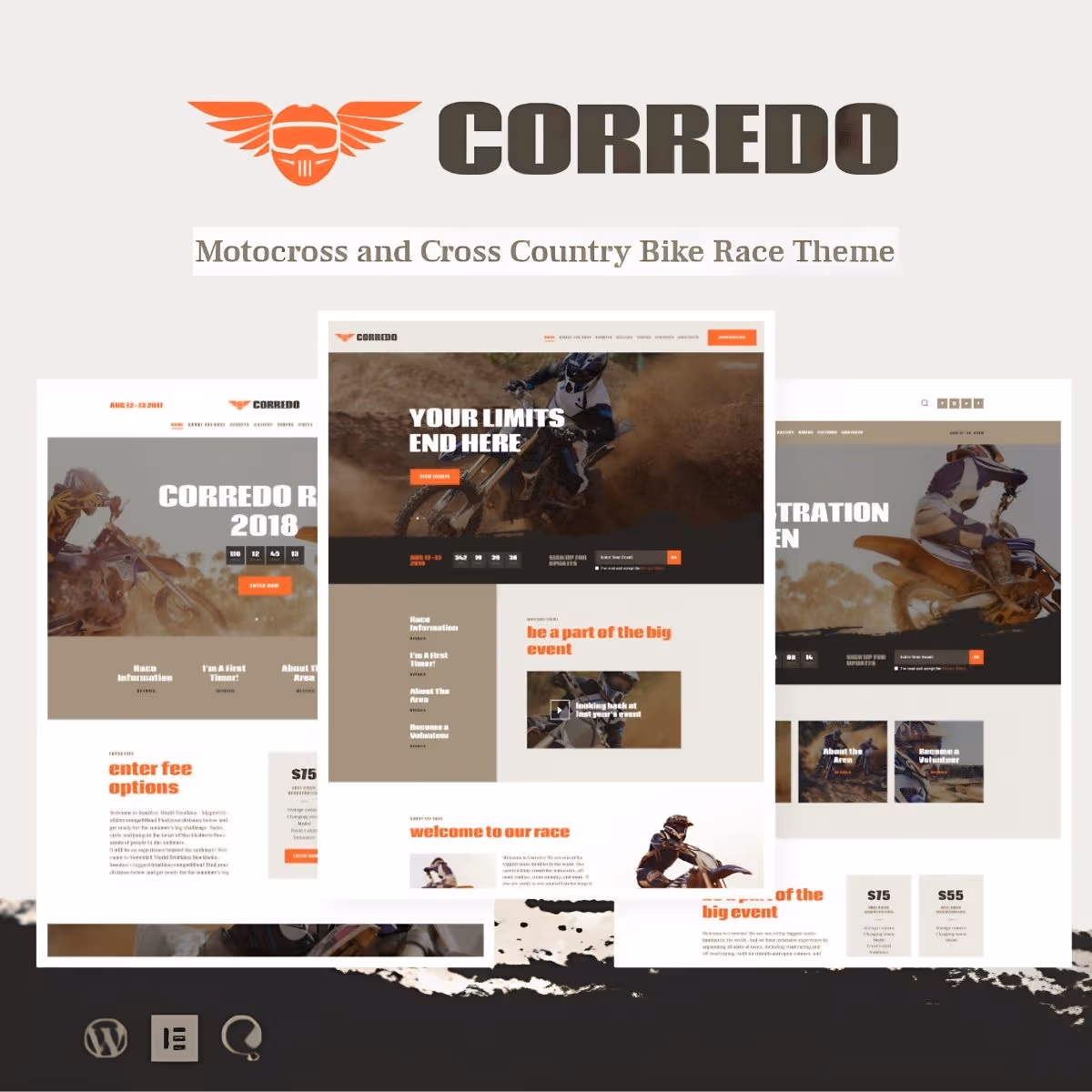 Corredo | Motorcycle & Bike Race Sports WordPress Theme