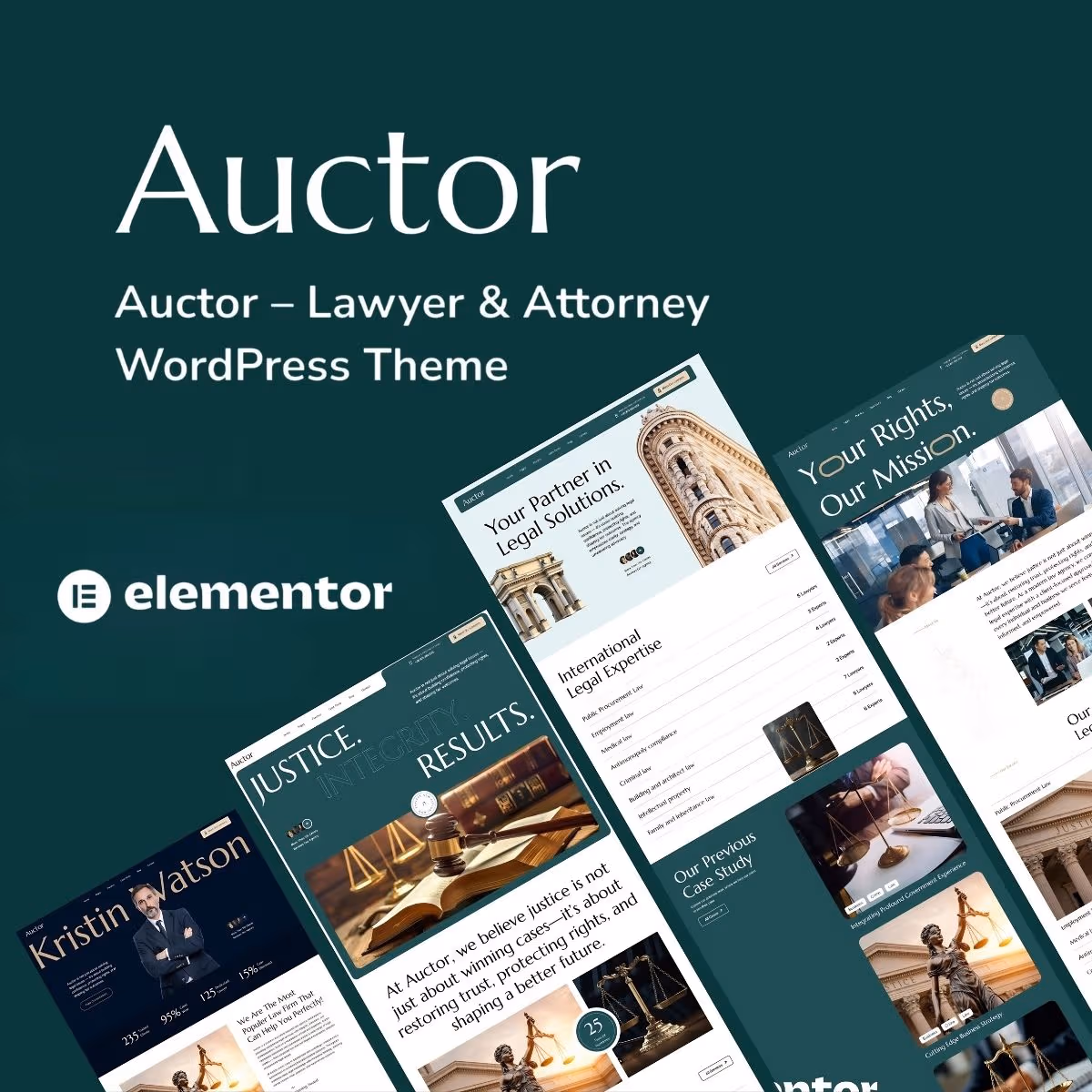 Auctor – Lawyer & Attorney WordPress Theme