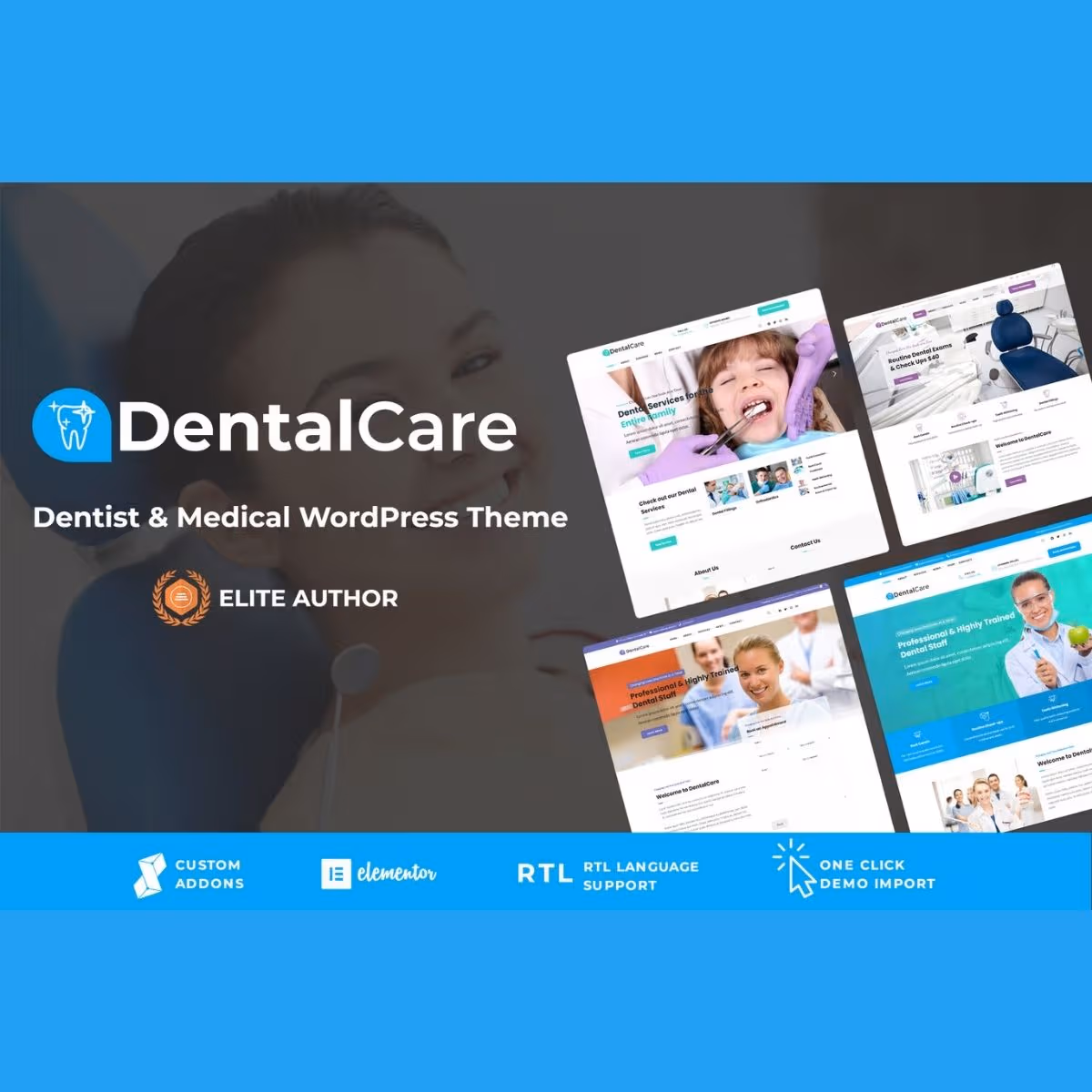 Dental Care - Dentist & Medical WordPress Theme
