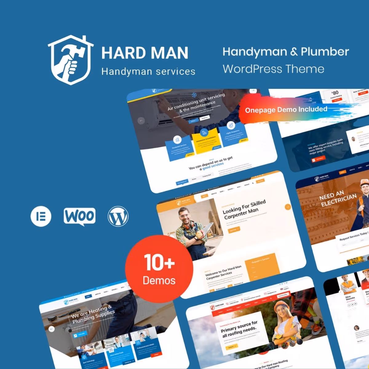 Hardman - Handyman & Plumber WordPress Theme