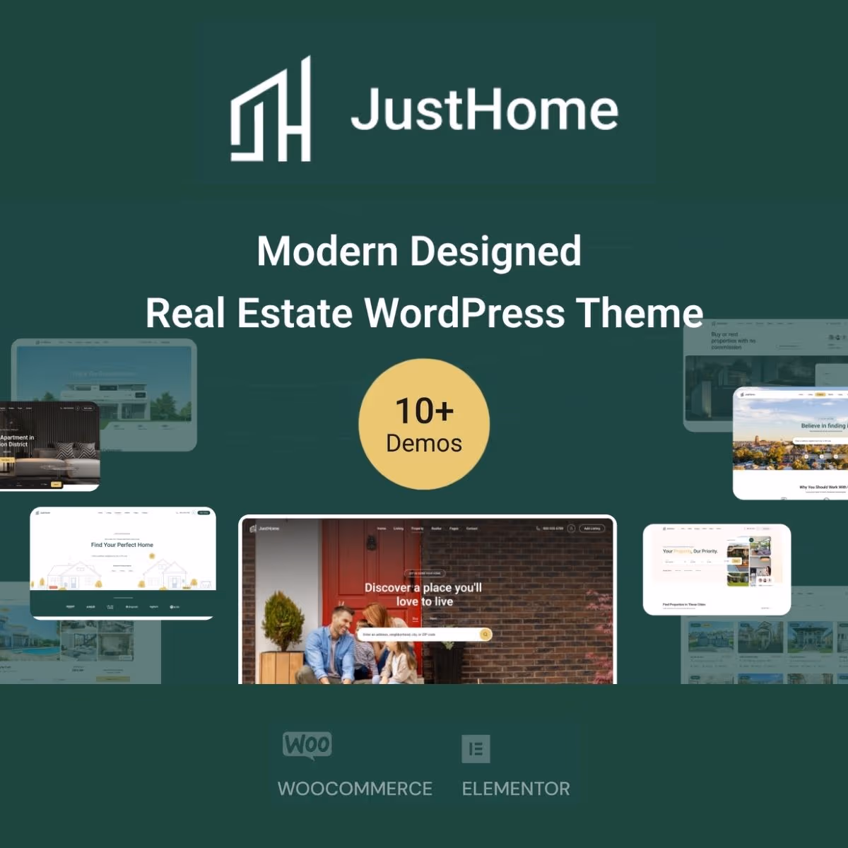 Justhome – Real Estate WordPress Theme