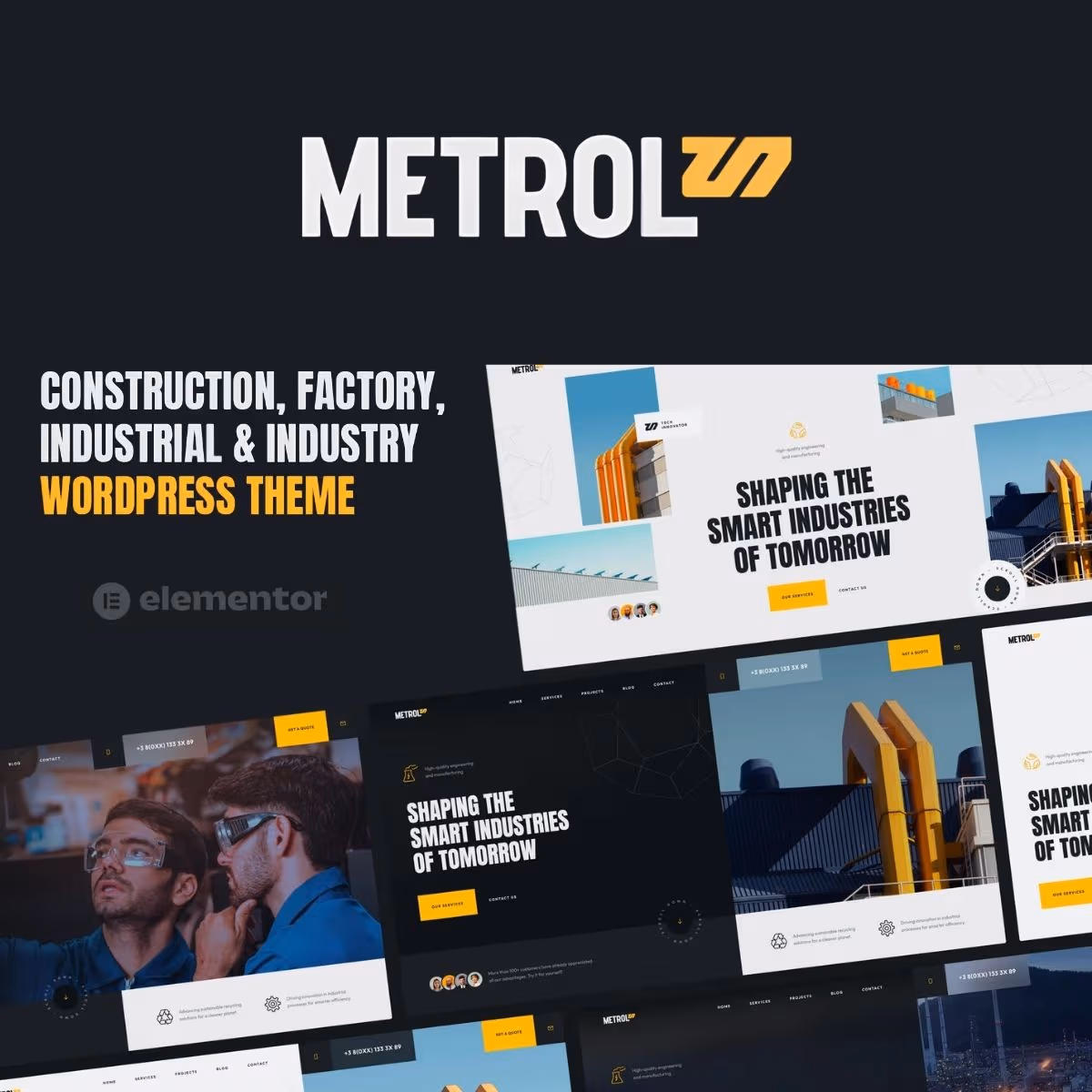 Metrol - Factory & Industry WordPress Theme