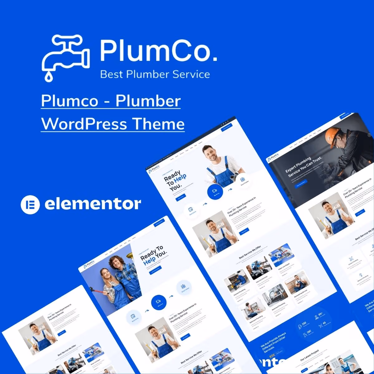 Plumco - Plumber WordPress Theme