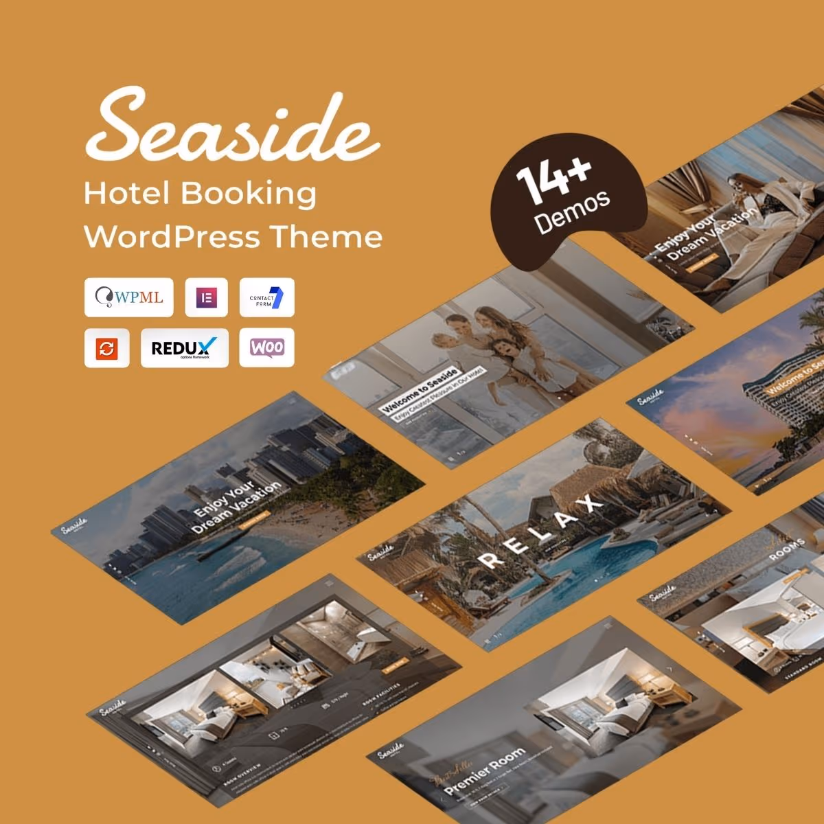 Seaside - Hotel Booking WordPress Theme