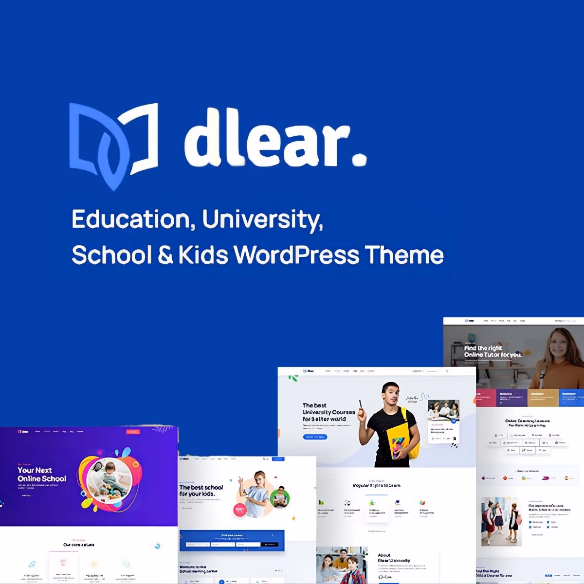 Dlear - Education, University & School WordPress Theme