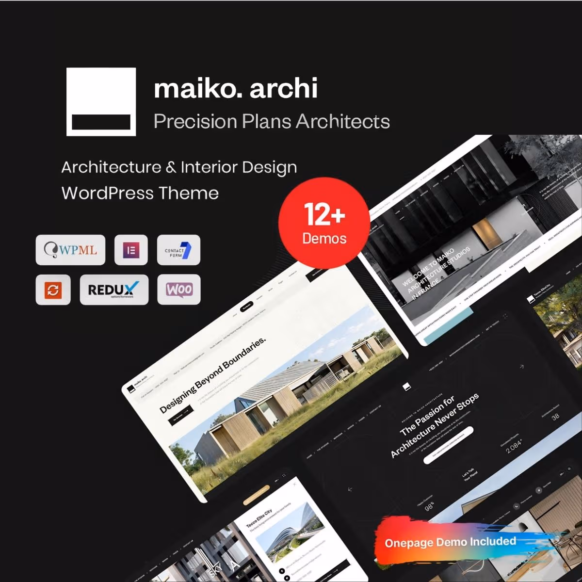 Maiko - Architecture and Interior Design WordPress Theme
