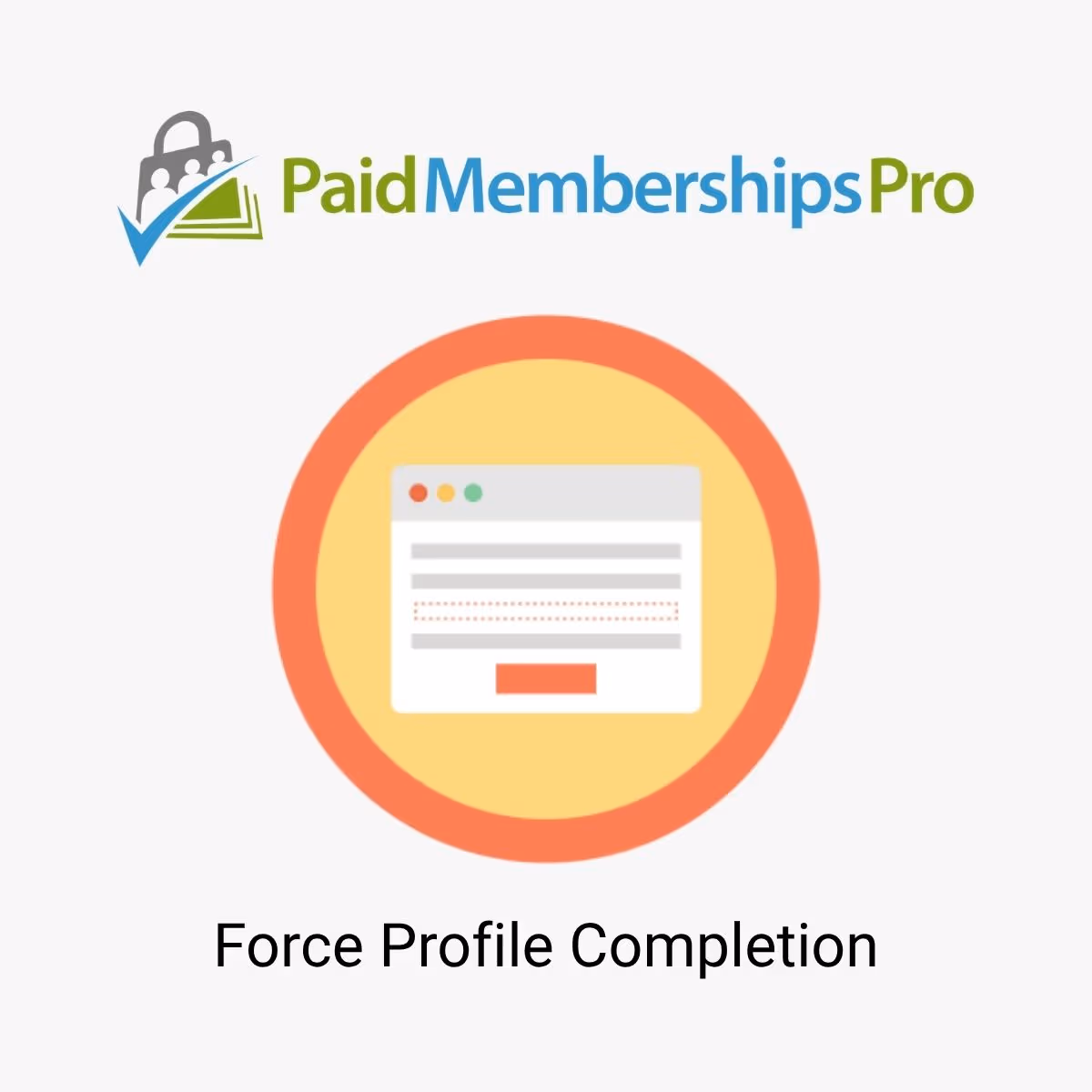 Paid Memberships Pro Force Profile Completion