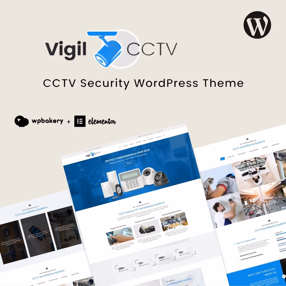 Vigil - CCTV Security WordPress Theme